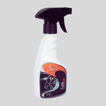 Tyre Polish for Car and Bike | Gives Lustrous Dark, Long Lasting Super Black Shine - Non-Greasy, Super Hydrophobic 250ML |